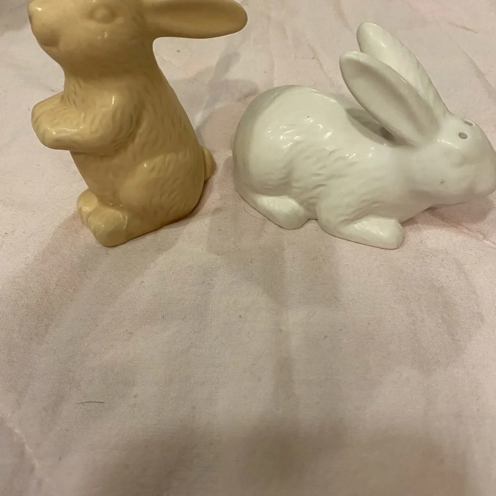 Rabbit Salt and Pepper Shakers (DE)